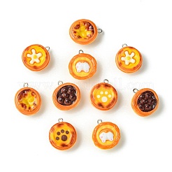 30Pcs 6 Styles Opaque Resin Pendants&nbsp;RESI-CJ0004-68
