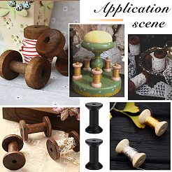 Beech Wooden Empty Spools for Wire&nbsp;WOOD-WH0051-05B
