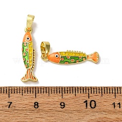 Brass Enamel Pendants&nbsp;LS-KK-F911-23G-01