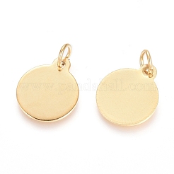 Ion Plating(IP) 304 Stainless Steel Charms&nbsp;LS-STAS-I124-02A-G