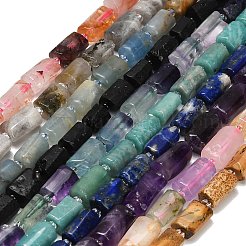 Natural Mixed Gemstone Beads Strands&nbsp;G-F836-B02-01