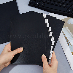 Plastic Notebook Index Divider Sheets&nbsp;OFST-WH0002-54A