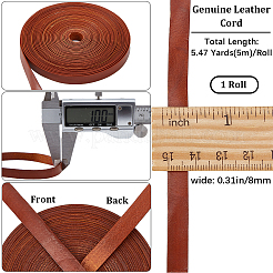 5M Flat Cowhide Leather Cord&nbsp;WL-GF0001-22B-03