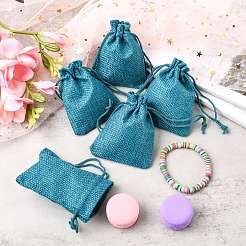 Burlap Packing Pouches Drawstring Bags&nbsp;ABAG-Q050-7x9-17