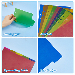 PP Binders Index Divider Sheets&nbsp;AJEW-WH0651-42