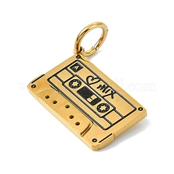 304 Stainless Steel Enamel Pendants&nbsp;STAS-A145-01D-G