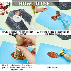 200Pcs Paw Print Sealing Wax Particles&nbsp;DIY-CP0009-32
