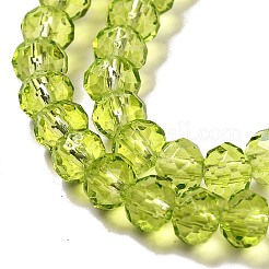 Transparent Baking Paint Glass Beads Strands&nbsp;DGLA-A034-T6mm-D05