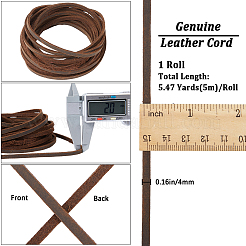 Flat Cowhide Leather Jewelry Cord&nbsp;LC-GF0001-10B-03