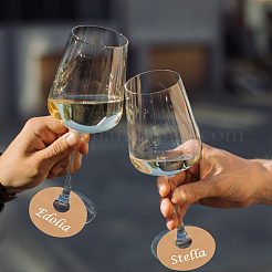 Paper Wine Glass Charms&nbsp;LS-AJEW-WH0009-60A-02