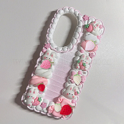 120Pcs 2 Styles Resin Strawberry Cabochons&nbsp;RESI-SC0006-60