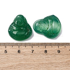 Natural Green Onyx Agate Cabochons&nbsp;G-K348-03