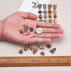 32Pcs 16 Styles Tibetan Style Alloy Beads&nbsp;FIND-FW0001-13