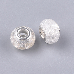 Crackle Resin European Beads&nbsp;RPDL-S012-B16