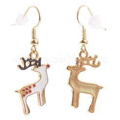 Christmas Theme Alloy Enamel Dangle Earrings&nbsp;EJEW-JE04460