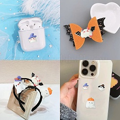20Pcs 5 Styles Halloween Opaque Resin Decoden Cabochons&nbsp;CRES-YW0002-30