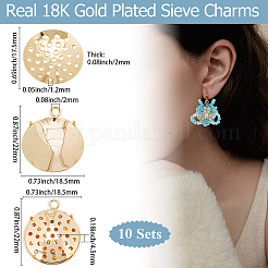 10Pcs Brass Combinable Pendants&nbsp;KK-BBC0021-92