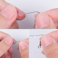 304 Stainless Steel Earring Hooks&nbsp;STAS-CJ0013-01