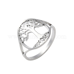 Non-Tarnish 304 Stainless Steel Rings&nbsp;RJEW-P080-03P