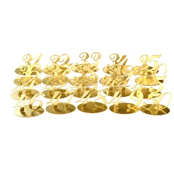 Acrylic Table Numbers&nbsp;DJEW-WH0015-14