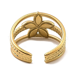 304 Stainless Steel Open Cuff Rings&nbsp;RJEW-Z018-04G