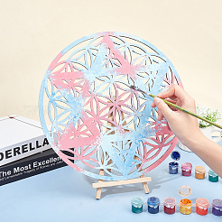 Laser Cut Wooden Cup Mat&nbsp;WOOD-WH0015-25