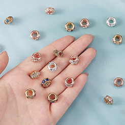 40Pcs 4 Colors Brass Spacer Beads&nbsp;JX115A
