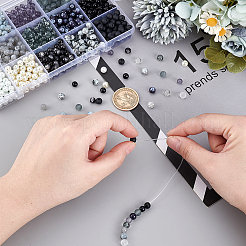 995Pcs 15 Style Glass Beads&nbsp;GLAA-PH0003-17