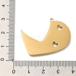 304 Stainless Steel Pendants&nbsp;STAS-R131-12G
