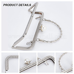 2Pcs 2 Colors Alloy Purse Frames&nbsp;DIY-PH0009-68B
