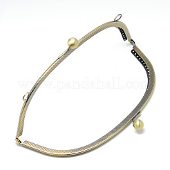 Iron Purse Frame Handle for Bag Sewing Craft Tailor Sewer&nbsp;FIND-T008-066AB