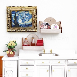 Wood Wall Shelf Miniature Ornaments&nbsp;PW-WGAF2CC-01