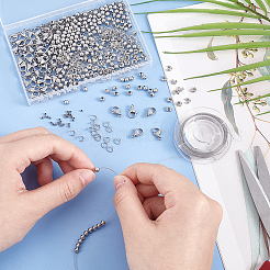 201 Stainless Steel Wire DIY Jewelry Making Kit&nbsp;DIY-PH0021-74
