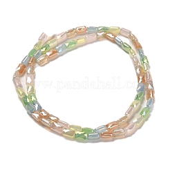 Electroplate Glass Beads Strands&nbsp;EGLA-D030-09