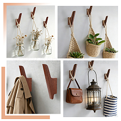 Wooden Entryway Coat Rack&nbsp;AJEW-WH0709-403
