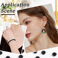 2 Strands Glass Imitation Jade Beads Strands&nbsp;G-PA0002-02D
