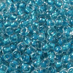 6/0 Transparent Inside Colours Glass Seed Beads&nbsp;SEED-P006-01A-08