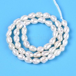 Natural Cultured Freshwater Pearl Beads Strands&nbsp;PEAR-T006-07