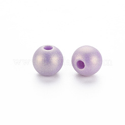 Spray Painted Opaque Acrylic Beads&nbsp;X-ACRP-S679-B33