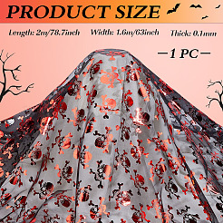 Halloween Polyester Mesh Fabric&nbsp;AJEW-WH0314-852B