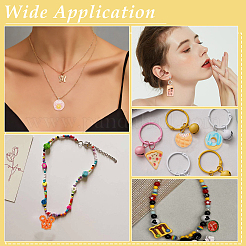 56Pcs 28 Styles Opaque Resin Pendants&nbsp;RESI-WR0001-07