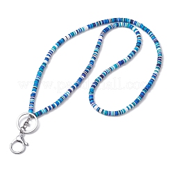 Handmade Polymer Clay ID Card Neck Strap Card Holder&nbsp;HJEW-JM02509