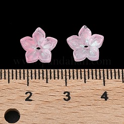 Dyed & Heated Glass Bead Caps&nbsp;GLAA-Z019-02