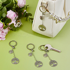 4Pcs 304 Stainless Steel Keychains&nbsp;KEYC-FH00066