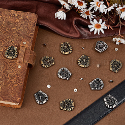 12Pcs 2 Colors Luggage Leather Belt Alloy Craft Solid Screw Rivets&nbsp;MOST-CL0001-01