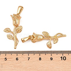 304 Stainless Steel Pendants&nbsp;STAS-P438-39F-G