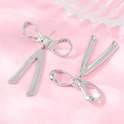 Brass Stud Dangle Earrings&nbsp;KK-CBA8324-04P