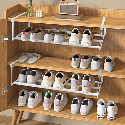 Iron Shoe Storage Rack&nbsp;AJEW-WH0596-467