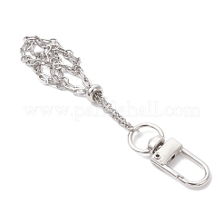 304 Stainless Steel Macrame Pouch Empty Stone Holder Pendant Decorations&nbsp;SA-CJ9A9F-P