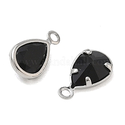 Brass Pave Cubic Zirconia Charms&nbsp;CU-CBABEB3-04P